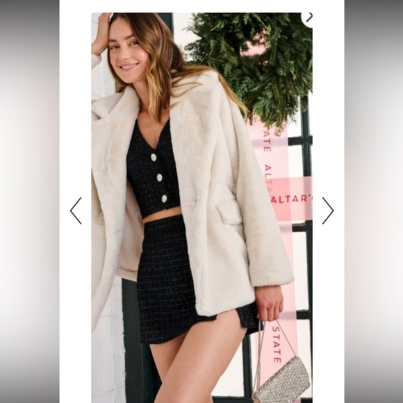 NWOT Altar’d state faux fur coat - Picture 5 of 13